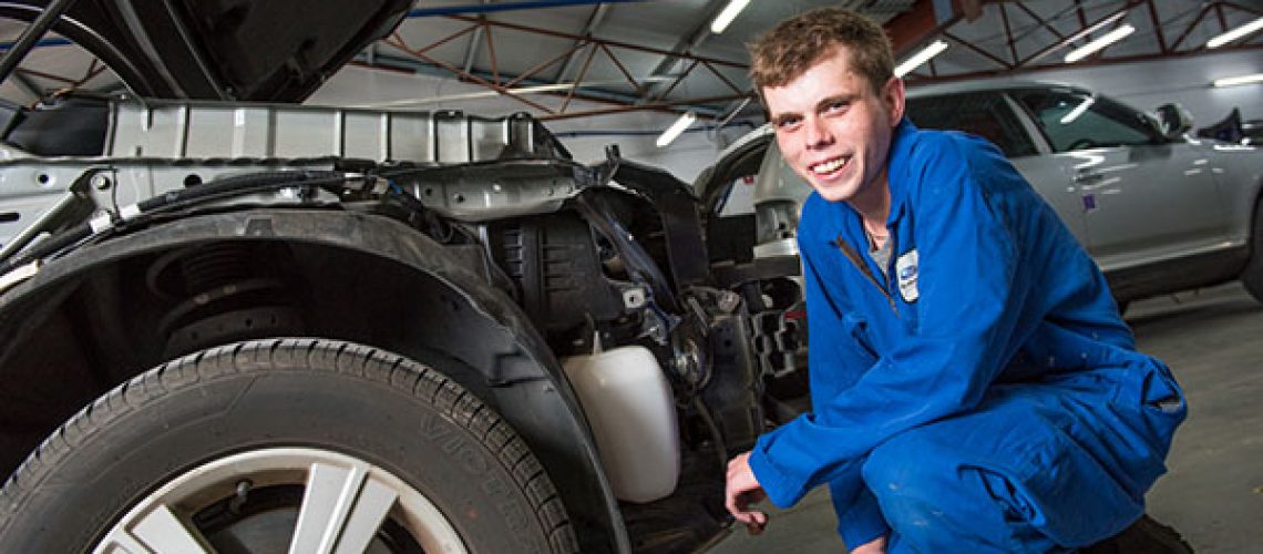 Cori-looking-happy-at-Eblen-Collision-Repair